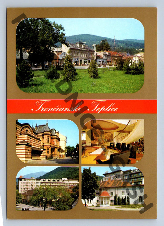 Pohlednice Trenčianske Teplice – lázně, Slovensko (M233)