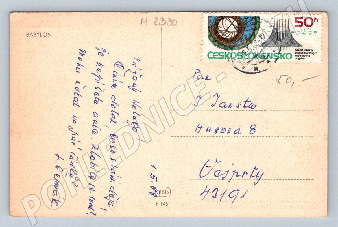 Pohlednice Babylon česká vesnice (M2330)