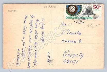Pohlednice Babylon česká vesnice (M2330)