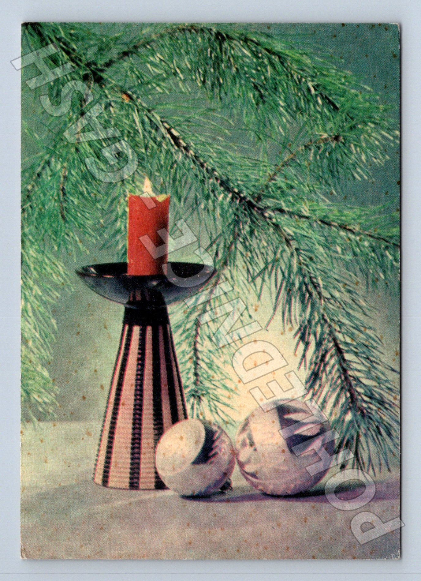 Pohlednice vánoční motiv 1970 (M23307)