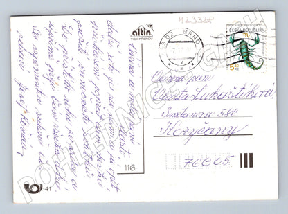 Pohlednice Vánoční s bažanty 1991 (M23328)