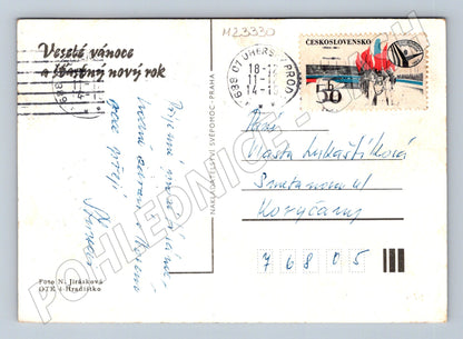 Pohlednice Vánoční motiv 1978 (M23330)