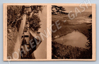 Pohlednice česká chalupa horské jezero (M2335)