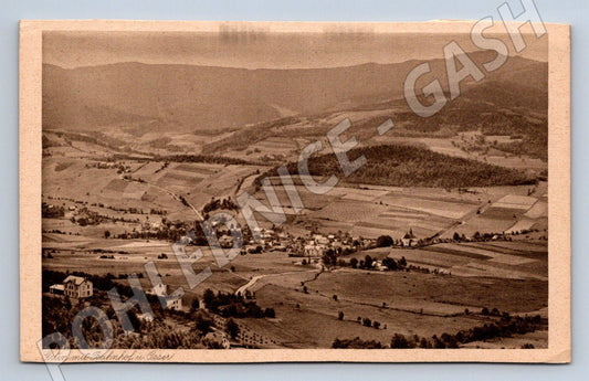 Pohlednice Grün nádraží obec železnice (M2337)