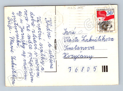 Pohlednice Vánoční zátiší 1986 (M23385)