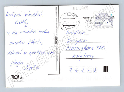 Pohlednice Vánoční zátiší s kaprem 1991 (M23389)