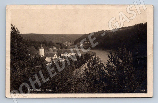 Pohlednice Červená u Písku (M2340)