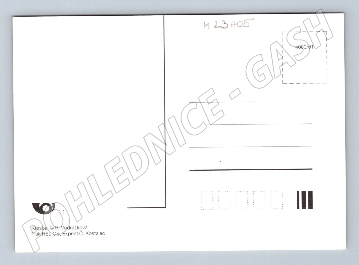 Pohlednice vánoční přání košík perníků svíčka (M23405)