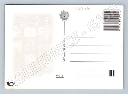 Pohlednice Veselé Vánoce svíčka ozdoby (M23410)