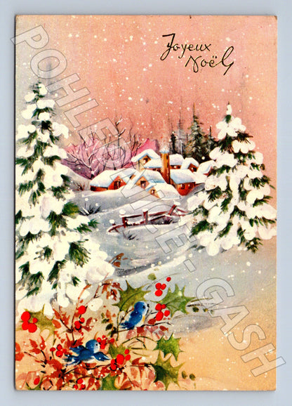 Pohlednice Vánoční motiv 1977 (M23425)