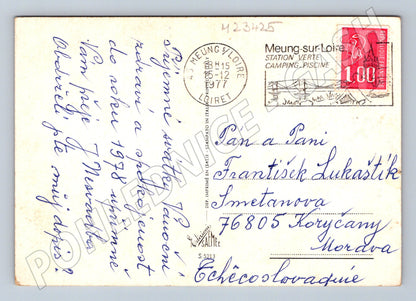 Pohlednice Vánoční motiv 1977 (M23425)