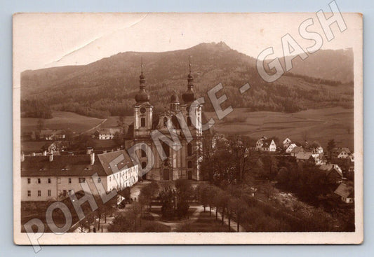 Pohlednice Hejnice Haindorf i B barokní kostel Jizerské hory (M2345)