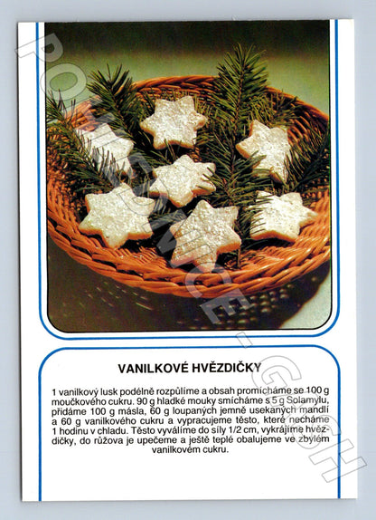 Pohlednice Vánoční vanilkové hvězdičky (M23472)