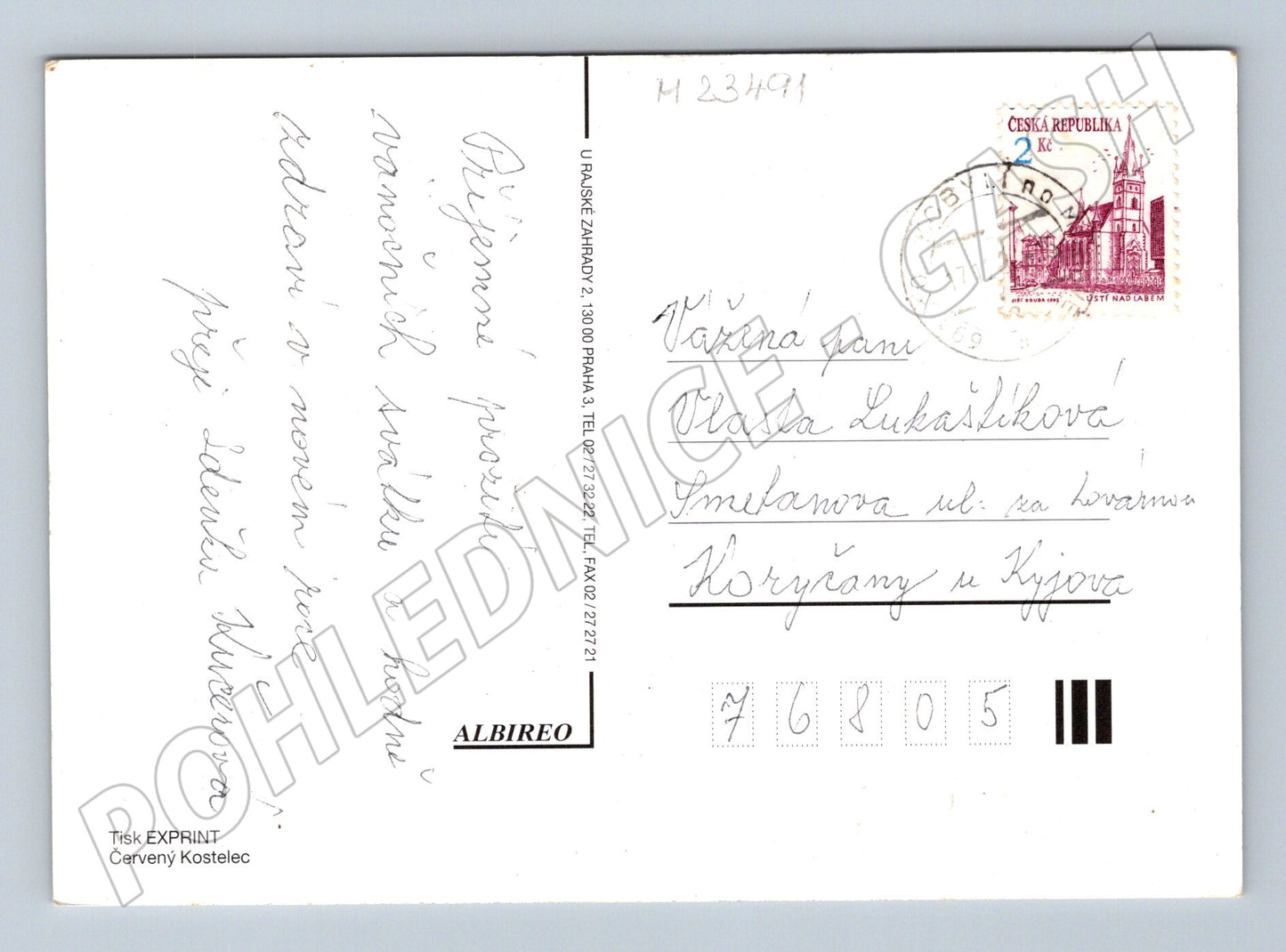 Pohlednice Jos. Lada zimní vánoční motiv 1945 (M23491)