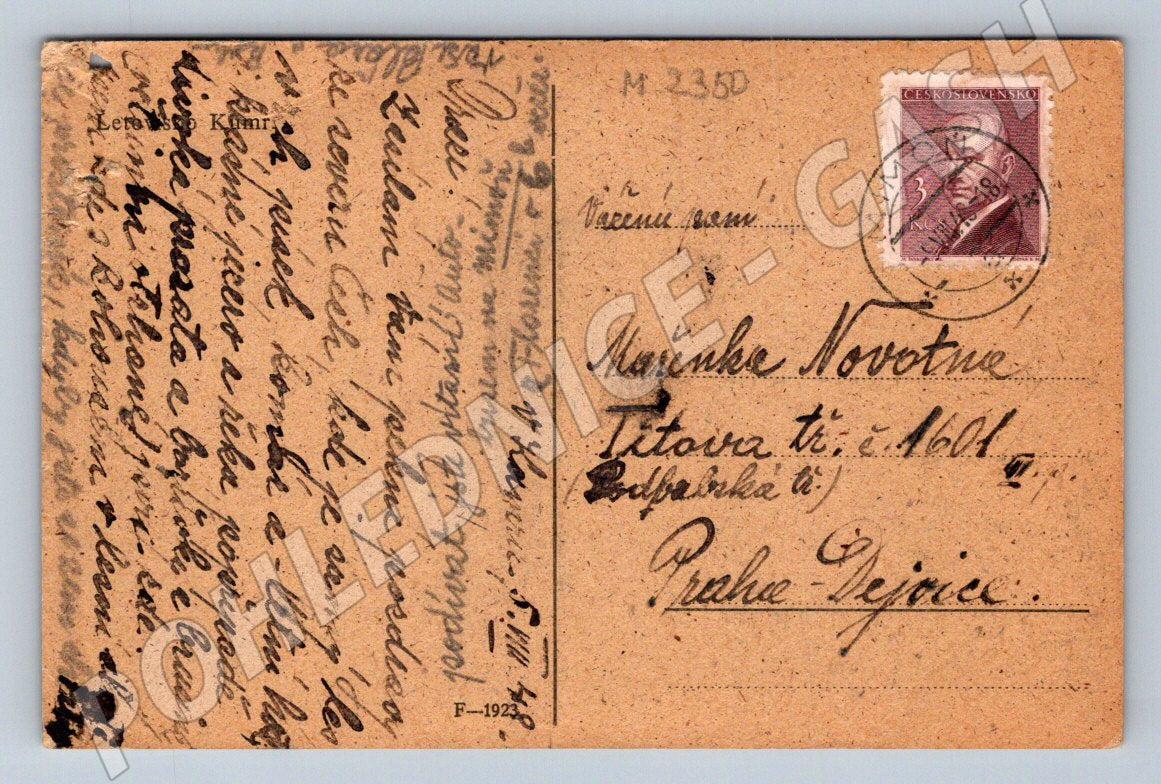 Pohlednice ČSR jezero a příroda 1938 (M2350)