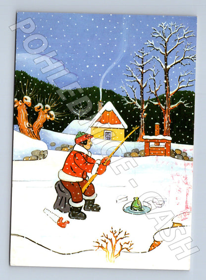 Pohlednice Sezimovo Ústí vánoční motiv 2000 (M23546)