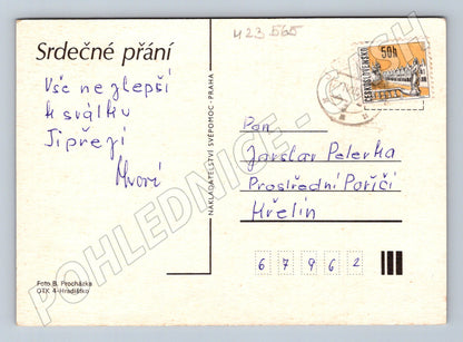 Pohlednice Květiny sedmikrásky 1967 (M23565)
