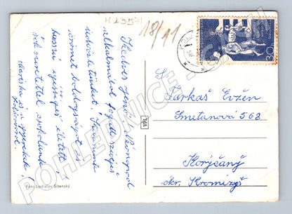 Pohlednice Koryčany Květiny ve váze 1941 (M23571)