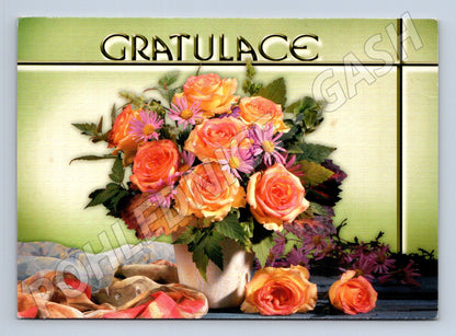 Pohlednice Kytice růží GRATULACE 2004 (M23574)