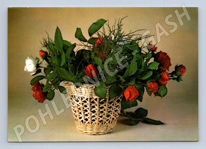 Pohlednice Kytice růží 1991 (M23585)