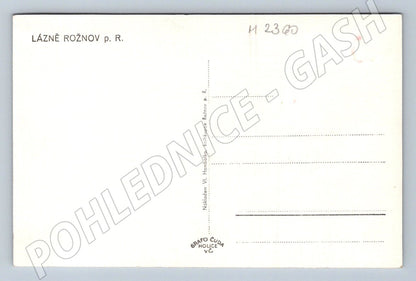 Pohlednice Lázně Rožnov pod Radhoštěm ČB (M2360)