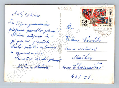 Pohlednice Srdečné přání růže 1976 (M23613)