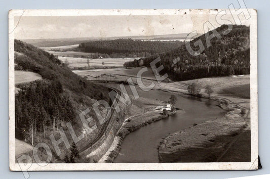Pohlednice Kácov nad Sázavou železniční trať (M2363)
