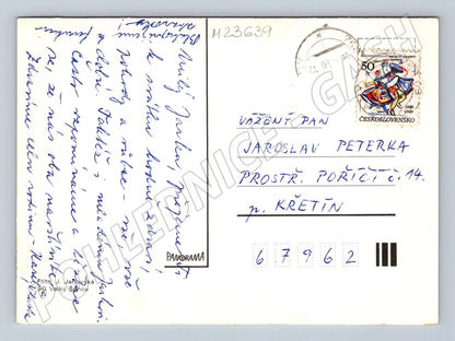 Pohlednice Kytice růží ve váze 1957 (M23639)