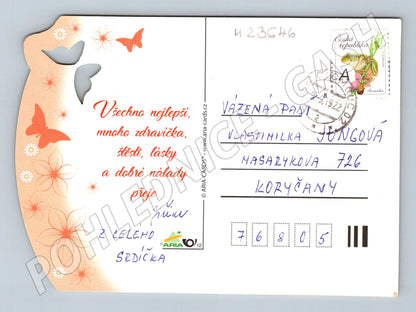 Pohlednice květiny Vše nejlepší (M23646)