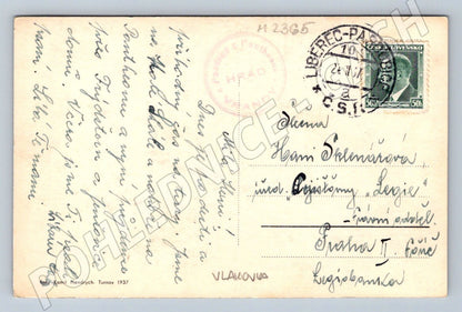 Pohlednice Český ráj Malá Skála Pantheon 1937 (M2365)