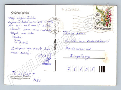 Pohlednice kytice květin 1978 (M23662)