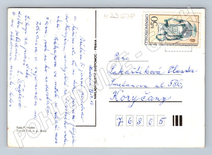 Pohlednice Československo Srdečné přání růže 1980s (M23678)