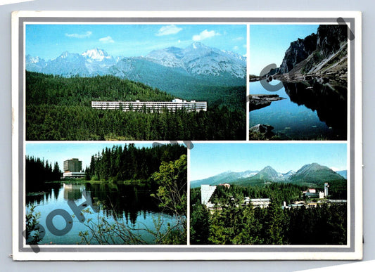 Pohlednice Vysoké Tatry – Štrbské pleso, Helios, panorama (M237)