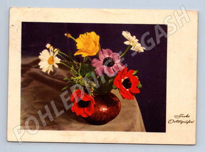 Pohlednice Německo Velikonoční květiny 1958 (M23712)