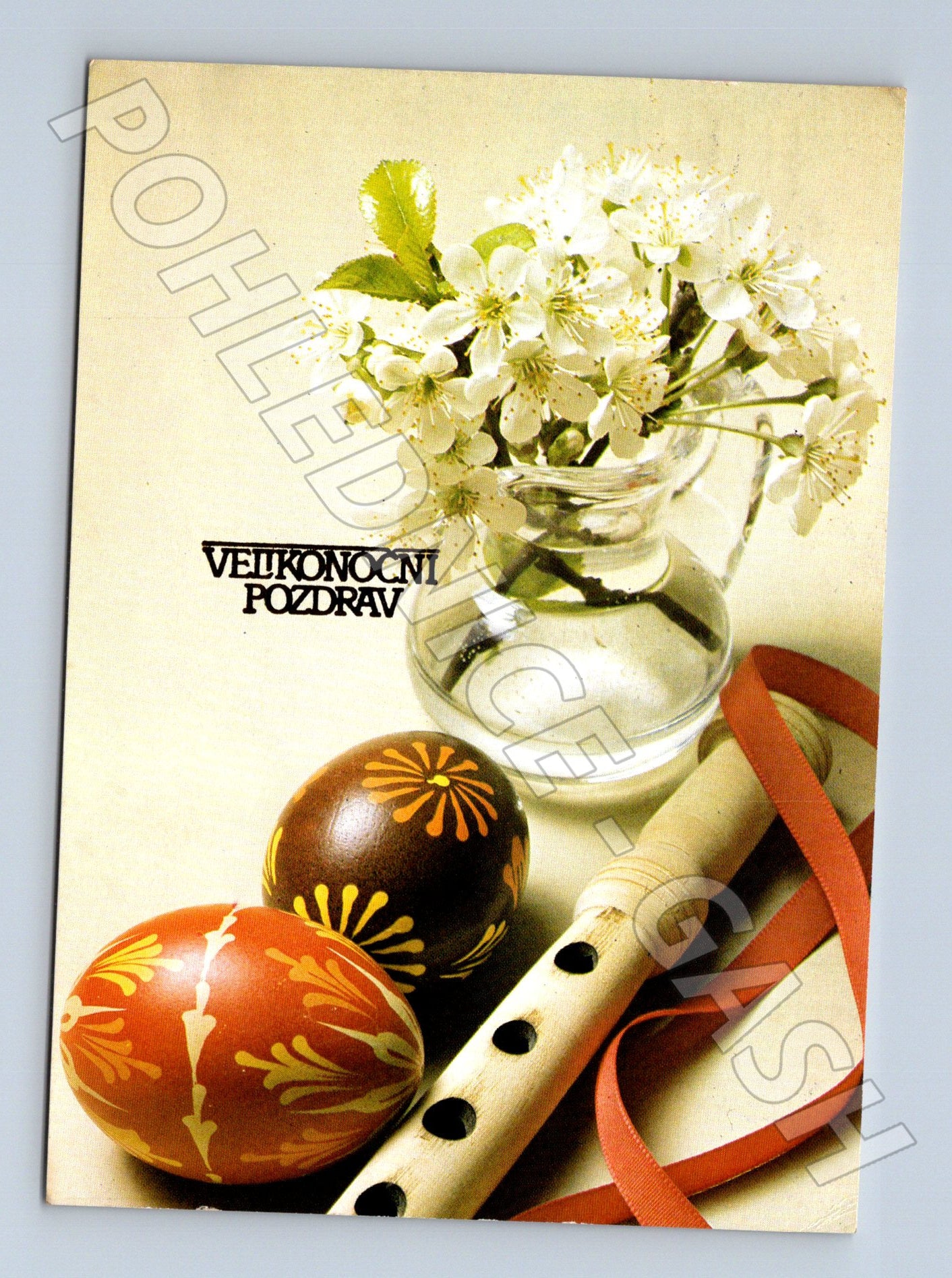 Pohlednice Velikonoční motiv kraslice 1988 (M23724)