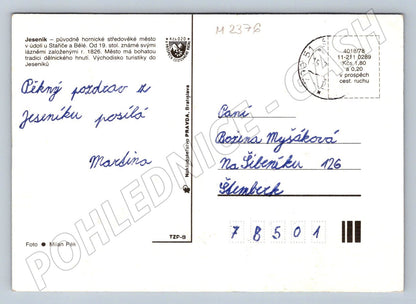 Pohlednice Jeseník vícezáběrová PP (M2376)