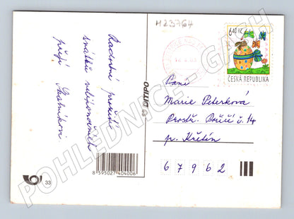 Pohlednice Ježíš Dobrý pastýř beránci Velikonoce 2003 (M23764)