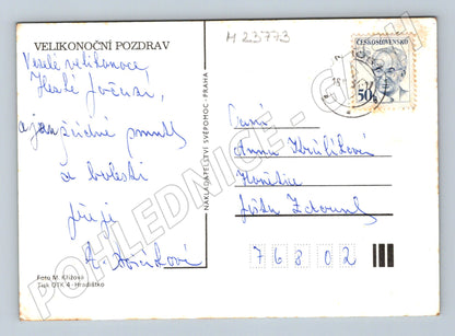Pohlednice Velikonoční vajíčka (M23773)