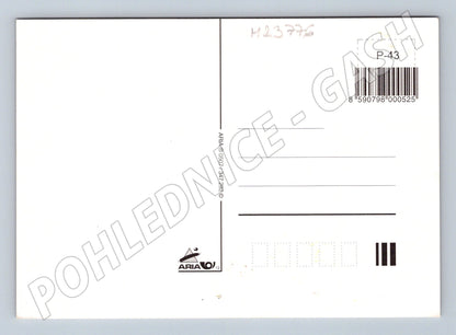 Pohlednice Velikonoce kuřátka jarní květiny (M23776)