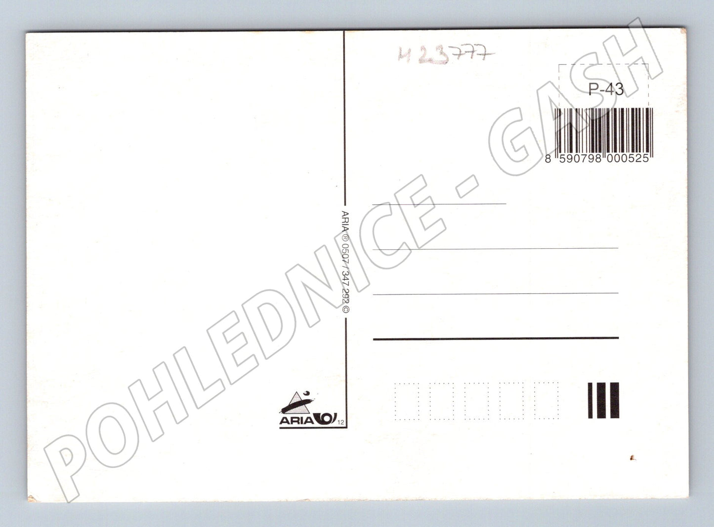 Pohlednice Velikonoční motiv kuřátka květy (M23777)