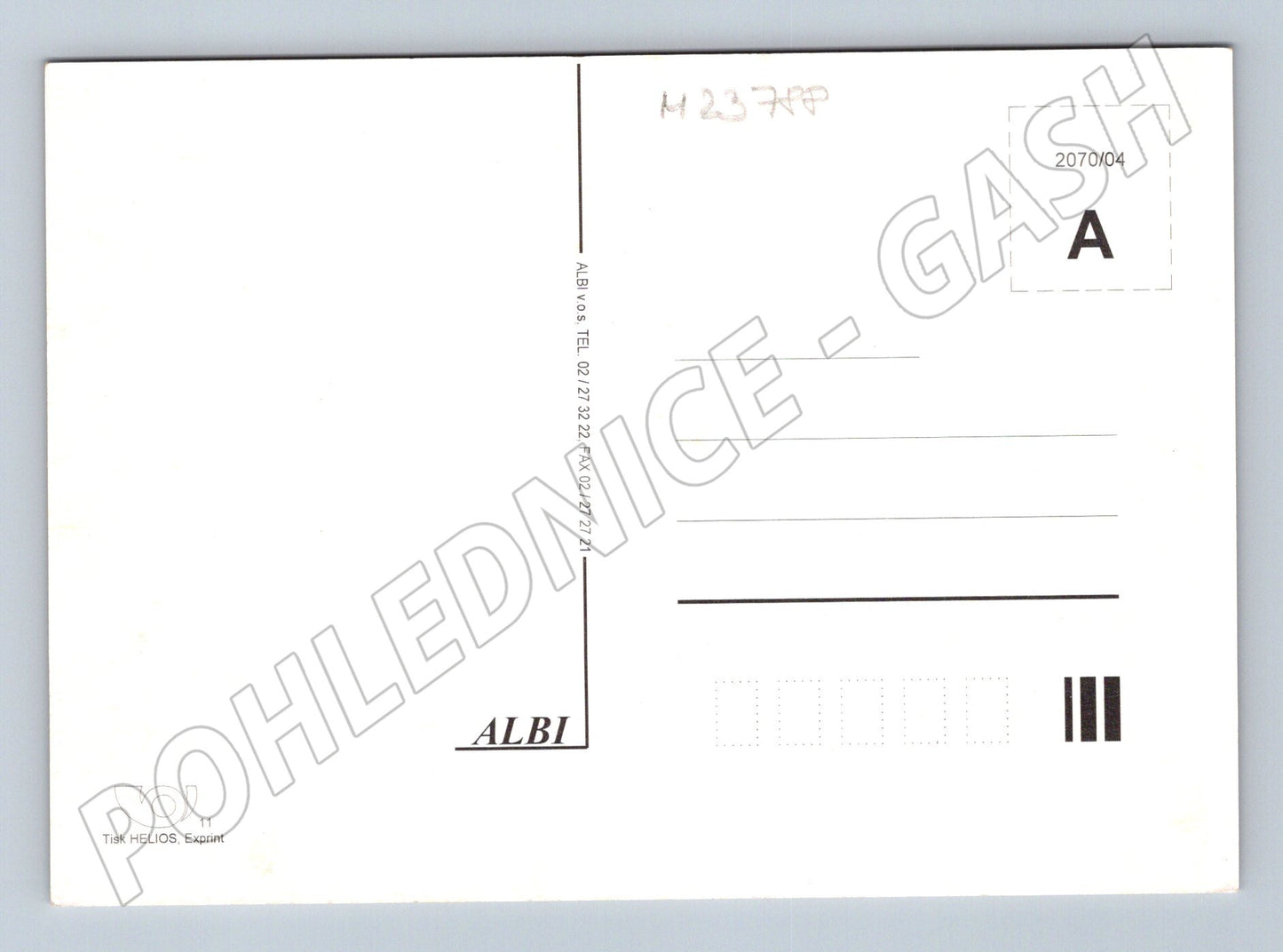 Pohlednice Velikonoce motiv zvonek a kočičky (M23788)