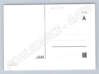 Pohlednice Velikonoce motiv zvonek a kočičky (M23788)