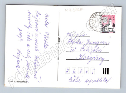Pohlednice Slovensko Velikonoční vajíčka a květiny 2001 (M23828)