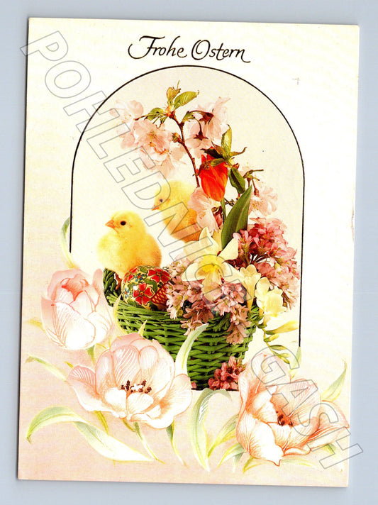 Pohlednice Rakousko Velikonoce kuřátka 1988 (M23845)
