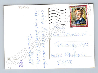 Pohlednice Rakousko Velikonoce kuřátka 1988 (M23845)