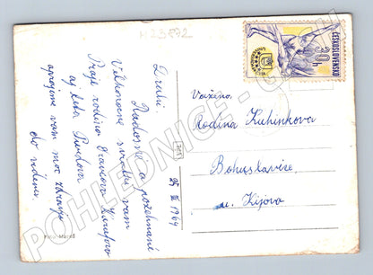 Pohlednice Velikonoční pozdrav vrbové proutky 1969 (M23872)
