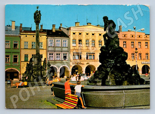 Pohlednice Trutnov kašna Krakonoš (M2388)