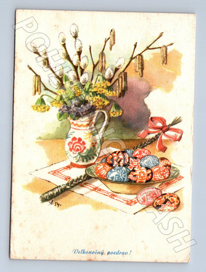 Pohlednice Československo Velikonoční motiv 1955 (M23881)