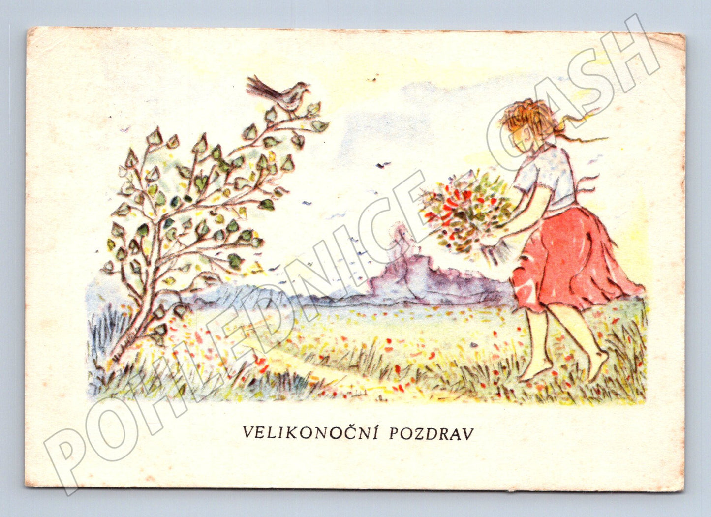 Pohlednice Slovensko Velikonoční pozdrav 1962 (M23886)