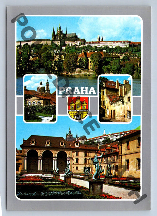 Pohlednice PRAHA - výběr pražských památek (M239)
